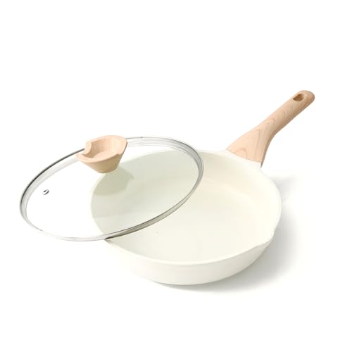 Ceramic Nonstick Frying Pan Skillet with Lid