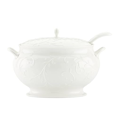 Opal Innocence Carved Covered Soup Tureen with Ladle (3 Count)