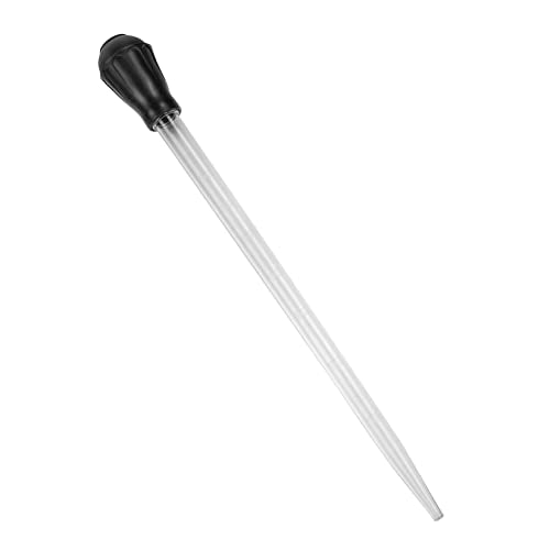 18.7in Long Turkey Baster Aquarium Food Feeder Syringe 50ml Black