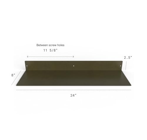 Made in USA Linear Floating Shelf