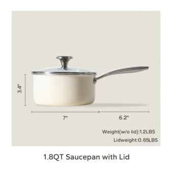 Ceramic Sauce Pan with Lid