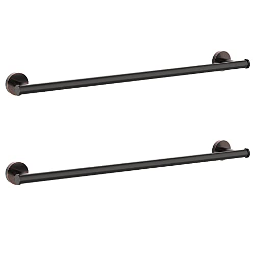 2 Pieces Oil Rubbed Bronze Towel Bar Set