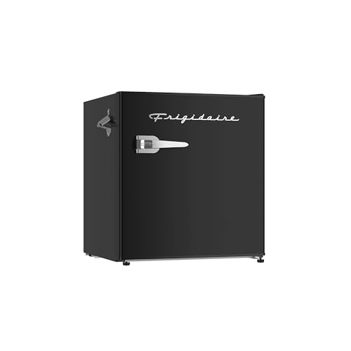 Black Retro Mini Refrigerator