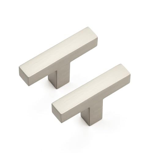 Brushed Nickel Cabinet Handles Cabinet Pulls Single Hole 15 Pack