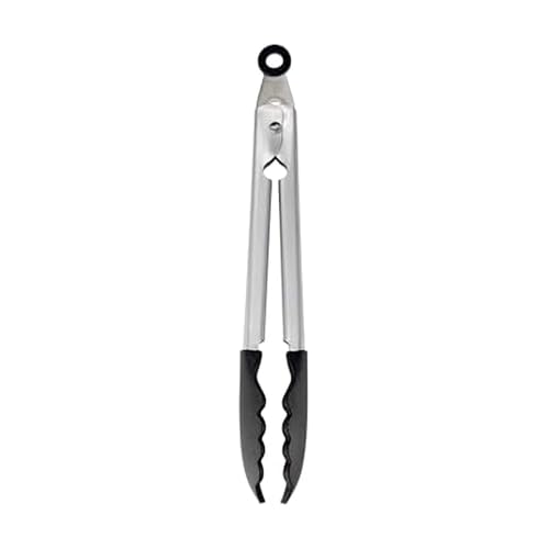 Silicone Tipped Stainless Steel Tongs
