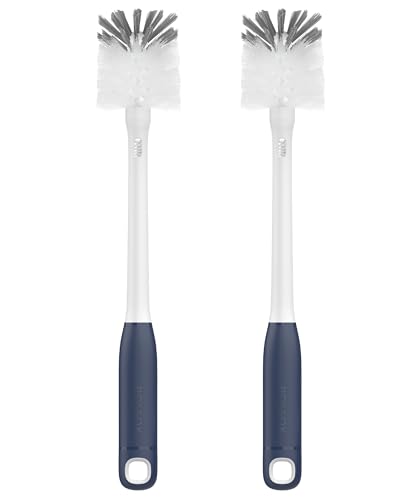 2 in 1 Bottle Brush with Straw Cleaner Brush (2 Count)