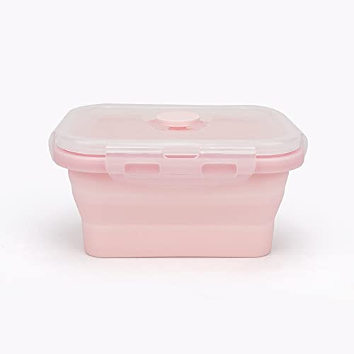 3piece Collapsible Food Storage Containers with Lids (3 Count)