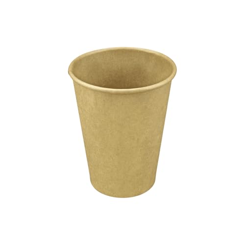 10oz Kraft Paper Coffee Cups [1 (1000 Count)