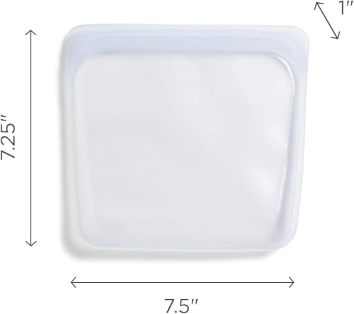 Premium Reusable Silicone Bags and Lunch Bag (3 Count)