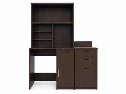 Upper Hutch Cabinet with Mini Fridge Space