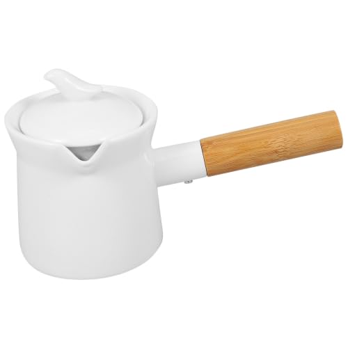 Enamel Milk Pot 350ml Mini Butter Warmer Non