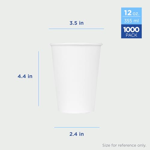 12 oz Paper Coffee Cup [1 (1000 Count)