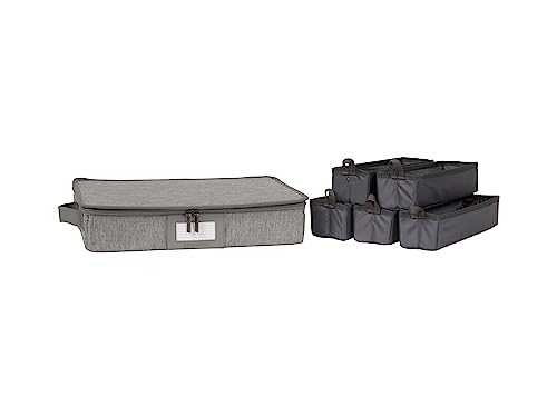 Flatware Storage Box with Removable Trays