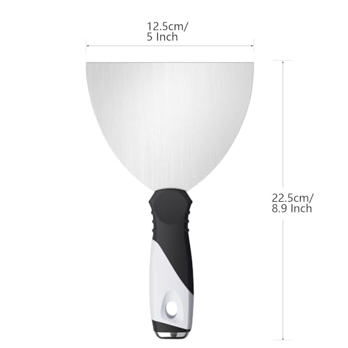 3Pack 3" 5" 6" Stainless Putty Knife & Paint Scraper