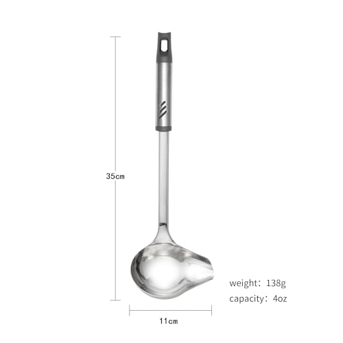 Large Gravy Ladle with Spout