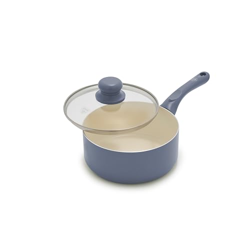 2QT Ceramic Nonstick Saucepan with Lid