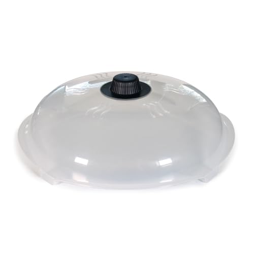 Tall Magnetic Microwave Splatter Cover for Food
