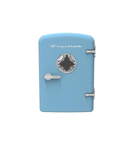 Retro 9 Can Mini Personal Fridge Portable Cooler for Car