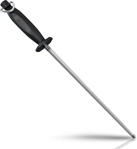 Knife Sharpener Rod 10 Inch Honing Rod for Sharpening