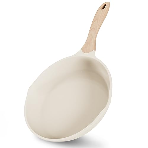12.5 Inch Nonstick Frying Pan Skillet with Dual Spouts Cooking Pan