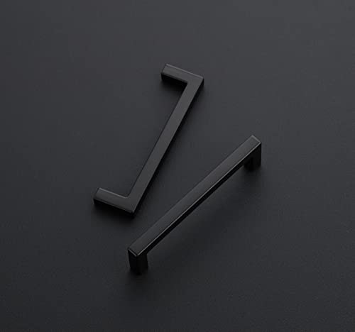 Matte Black Cabinet Handles Solid Cabinet Pulls (5 Count)