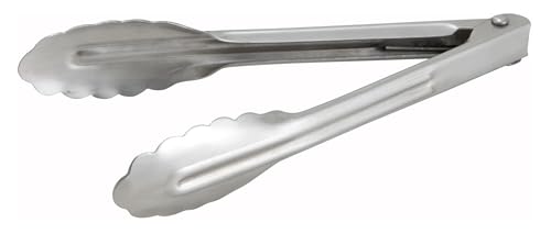 Coiled Spring Heavyweight Stainless Steel Utility Tong (2 Count)