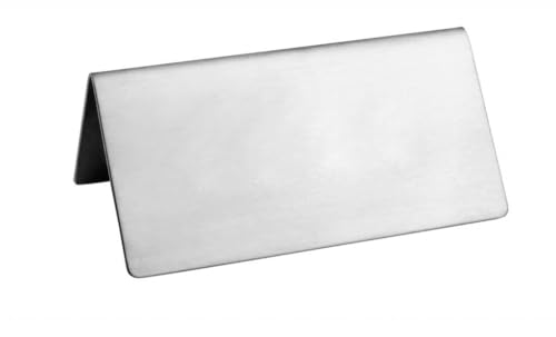 Stainless Steel Table Tent Sign (2 Count)