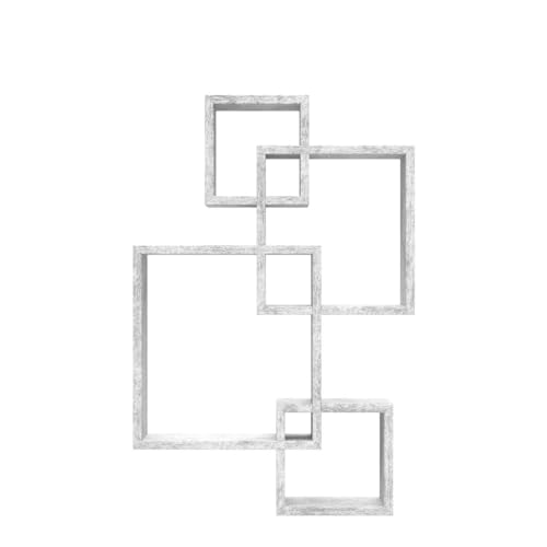 4 Cube Intersecting Shelves