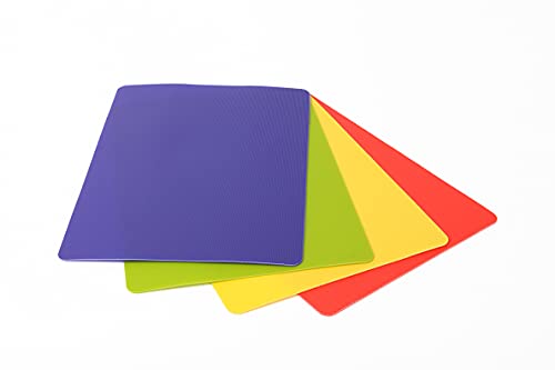 Heavy Duty Grippmat Flexible Cutting Board Set of Four 8 x 11 inches (4 Count)
