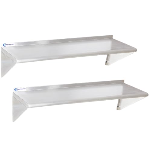 Stainless Steel Shelf 2 Pack 12"x48" (2 Count)