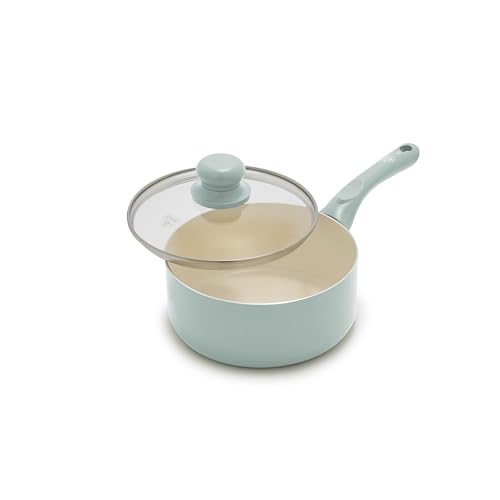 2QT Ceramic Nonstick Saucepan with Lid