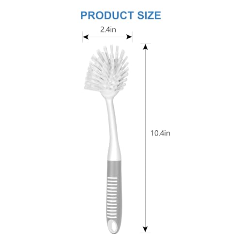 Dish Brush with Handle (3 Count)