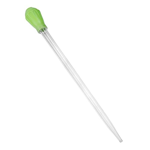 18.7in Long Turkey Baster Aquarium Food Feeder Syringe 50ml Green