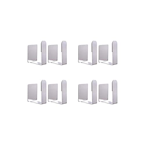 Pot Lid Holder Stainless Steel Wall Mounted 3M Self Adhesive Pan Cover Racks (8 Count)