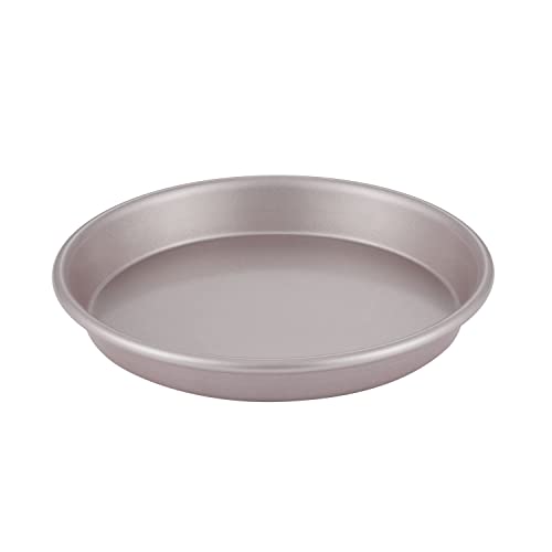 Pizza Pan, 7-Inch Non-Stick Pancake Bakeware for Oven Baking (Champagne Gold)