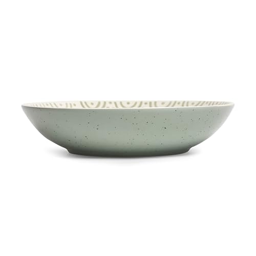 4 Piece Speckled Stoneware Pasta Bowl Set (4 Count)