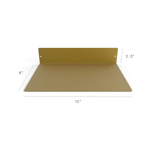 Made in USA 12 Inch Linear Floating Shelf