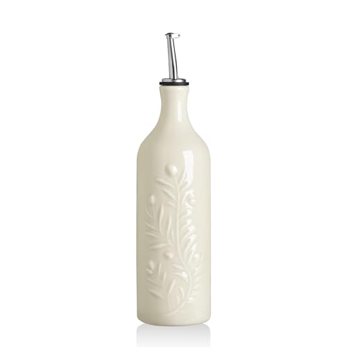 Sweejar Large Olive Oil Dispenser Bottle with Spout