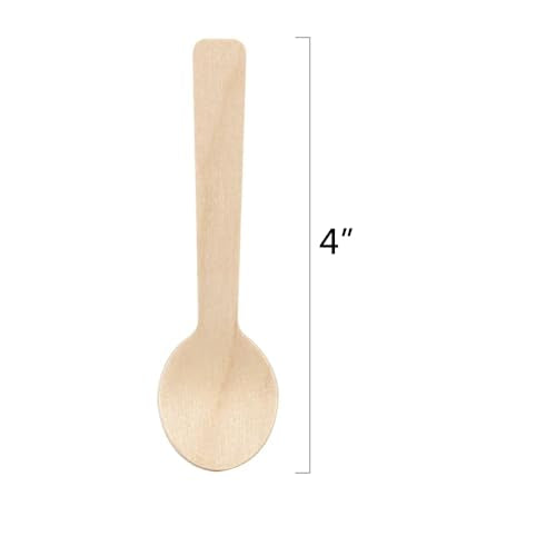 1000 Pcs mini wooden spoons 4 (1000 Count)