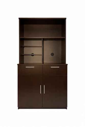 Single Door Microwave Hutch Cabinet for Office Breakroom