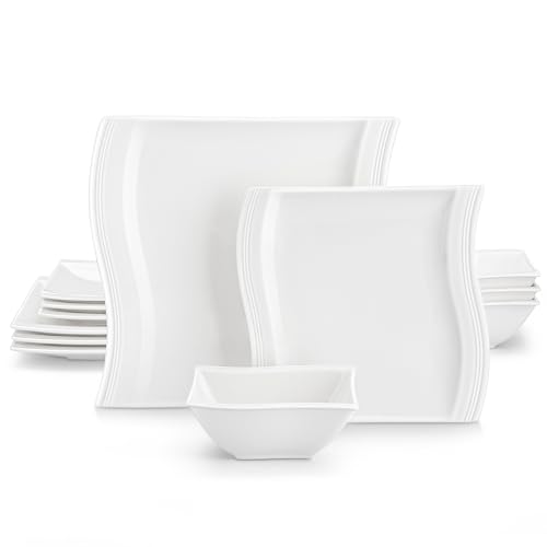 Ivory White Dinnerware Set (12 Count)