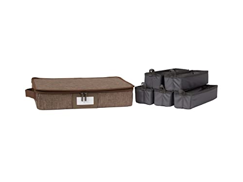 Flatware Storage Box with Removable Trays