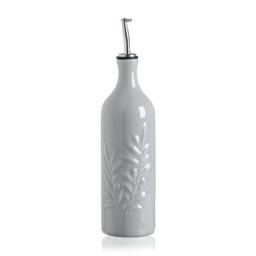 Sweejar Large Ceramic Olive Oil Dispenser Bottle