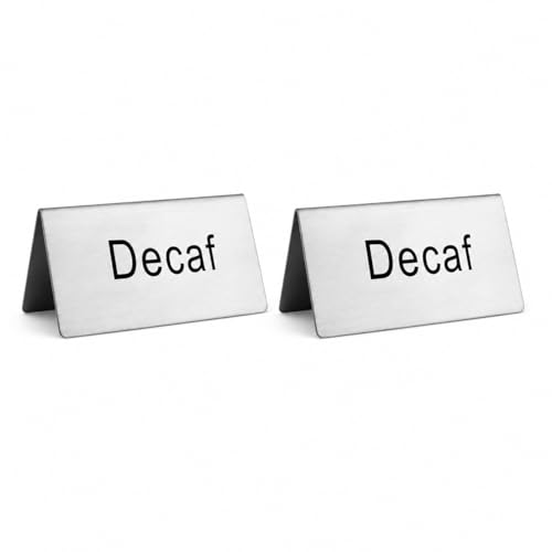 Stainless Steel Table Tent Sign (2 Count)