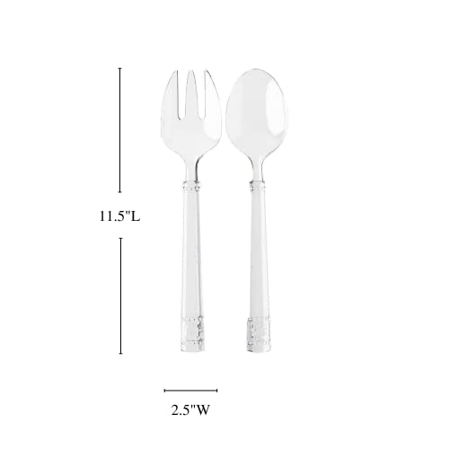 Isabella Acrylic Salad Server Set (2 Count)