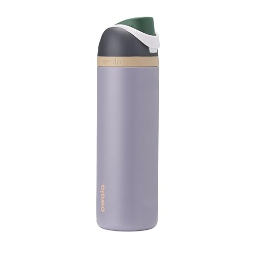FreeSip Stainless Steel Water Bottle 24 oz Grey