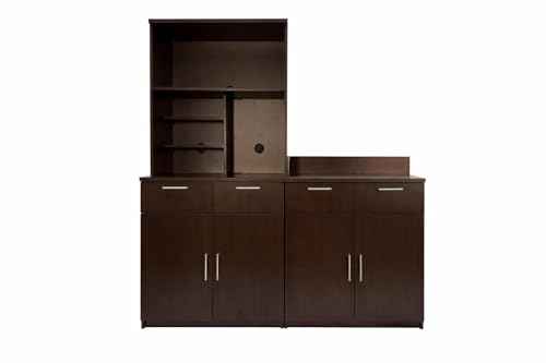 Microwave Hutch Cabinet with 2