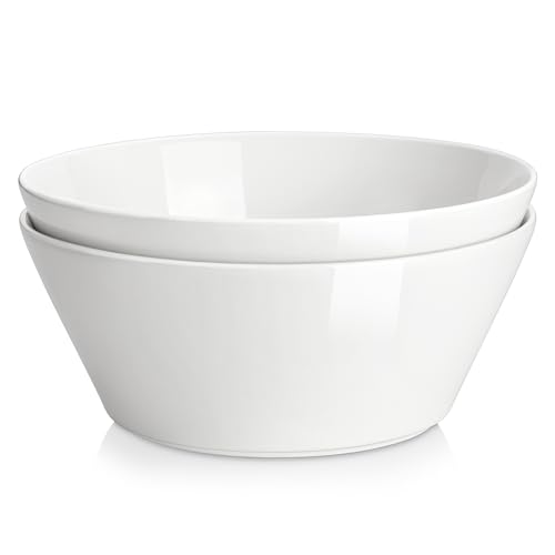 105 OZ Large Serving Bowls Ceramic Salad Soup Bowls Set of 2 (2 Count)