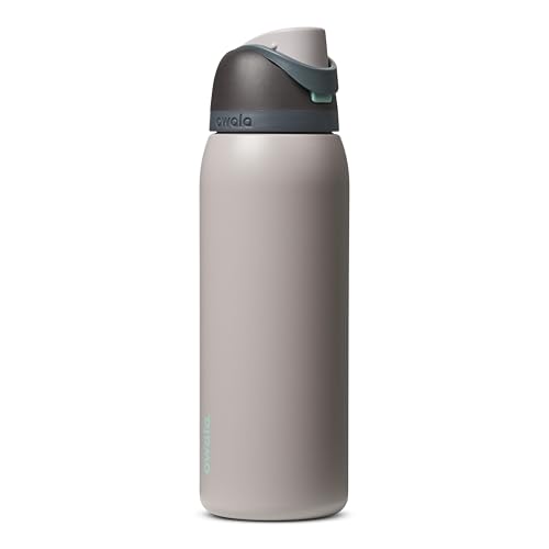 FreeSip Stainless Steel Water Bottle 40 oz Brown