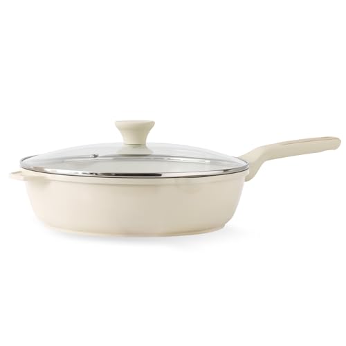 Nonstick Saute Pan with Lid 12